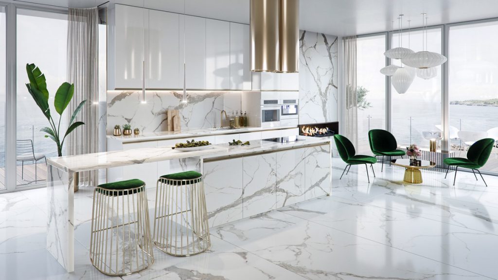 luxury white kitchen 1